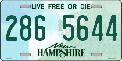 NH license plate 2865644