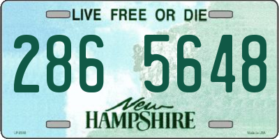 NH license plate 2865648
