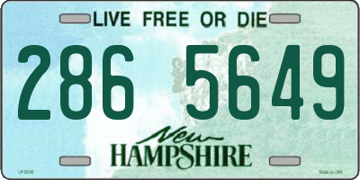 NH license plate 2865649