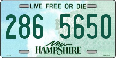 NH license plate 2865650