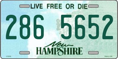 NH license plate 2865652
