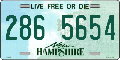 NH license plate 2865654