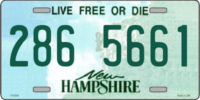 NH license plate 2865661