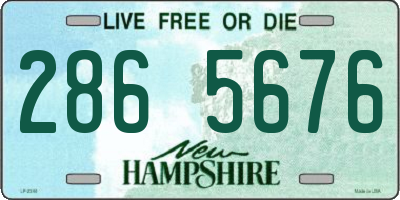 NH license plate 2865676
