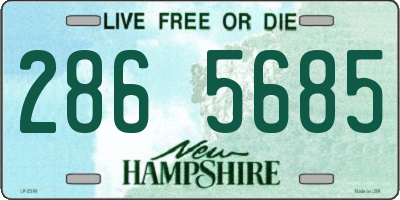 NH license plate 2865685