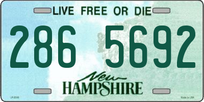 NH license plate 2865692