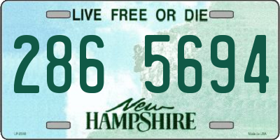NH license plate 2865694