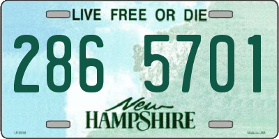 NH license plate 2865701