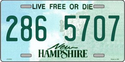 NH license plate 2865707