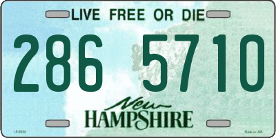 NH license plate 2865710