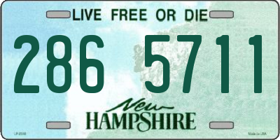 NH license plate 2865711