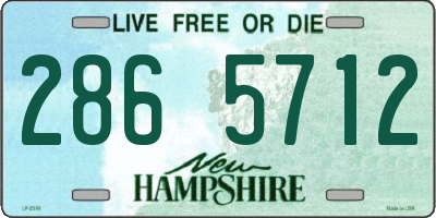 NH license plate 2865712