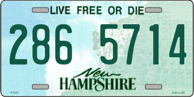 NH license plate 2865714