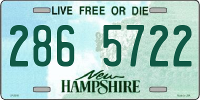 NH license plate 2865722