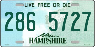 NH license plate 2865727