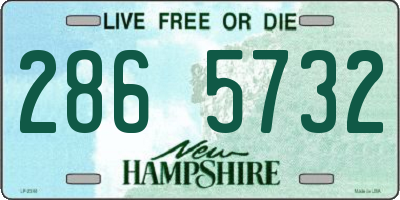 NH license plate 2865732