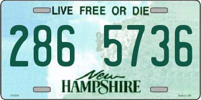 NH license plate 2865736