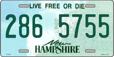 NH license plate 2865755
