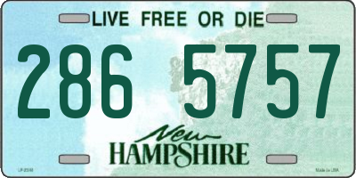 NH license plate 2865757