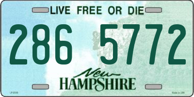 NH license plate 2865772