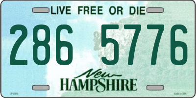 NH license plate 2865776