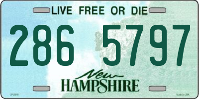 NH license plate 2865797
