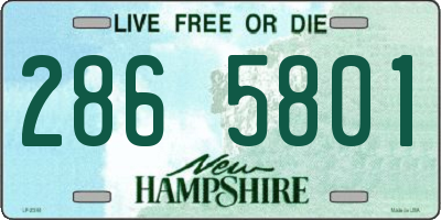 NH license plate 2865801