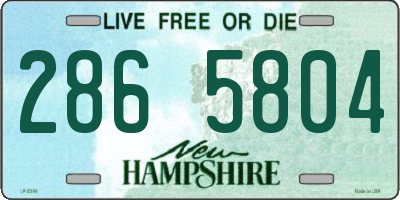 NH license plate 2865804