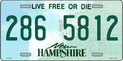 NH license plate 2865812