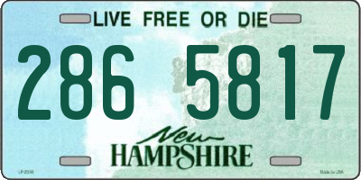 NH license plate 2865817