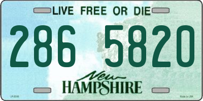 NH license plate 2865820