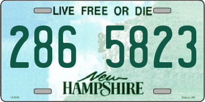 NH license plate 2865823