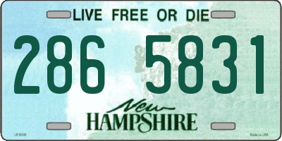 NH license plate 2865831