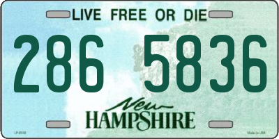 NH license plate 2865836