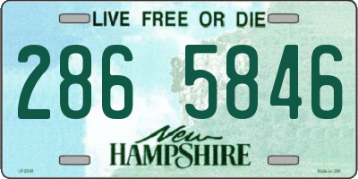 NH license plate 2865846