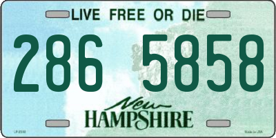 NH license plate 2865858