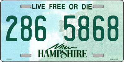 NH license plate 2865868