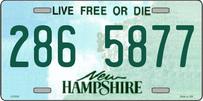 NH license plate 2865877