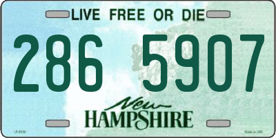 NH license plate 2865907