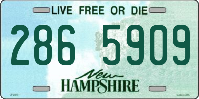 NH license plate 2865909