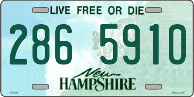 NH license plate 2865910