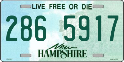 NH license plate 2865917