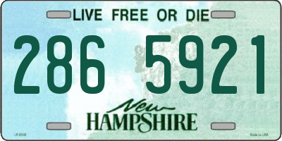 NH license plate 2865921