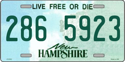 NH license plate 2865923