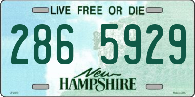 NH license plate 2865929