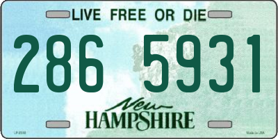 NH license plate 2865931