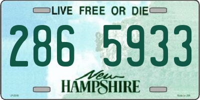 NH license plate 2865933