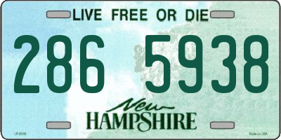 NH license plate 2865938