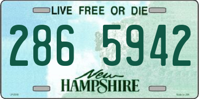 NH license plate 2865942