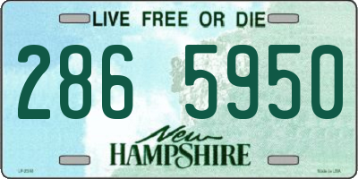 NH license plate 2865950